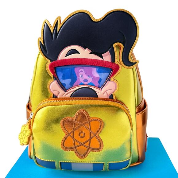Loungefly Handbags - Loungefly Max Powerline Backpack Goofy Movie Lenticular Metallic Roxanne Disney